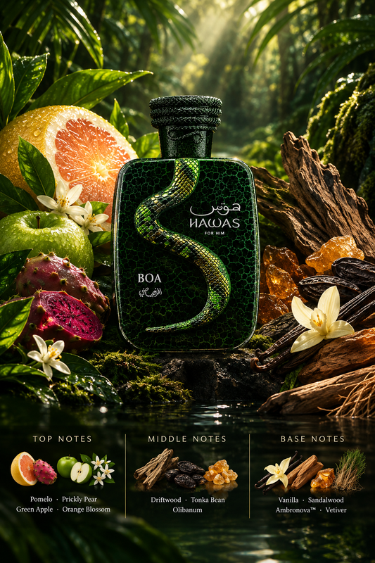 Rasasi Hawas Boa Eau De Parfum 3.4oz Unisex Fragrance