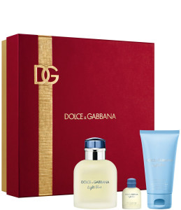 Dolce Gabbana Light Blue Pour Homme Eau de Toilette Small 3-Pc Gift Set